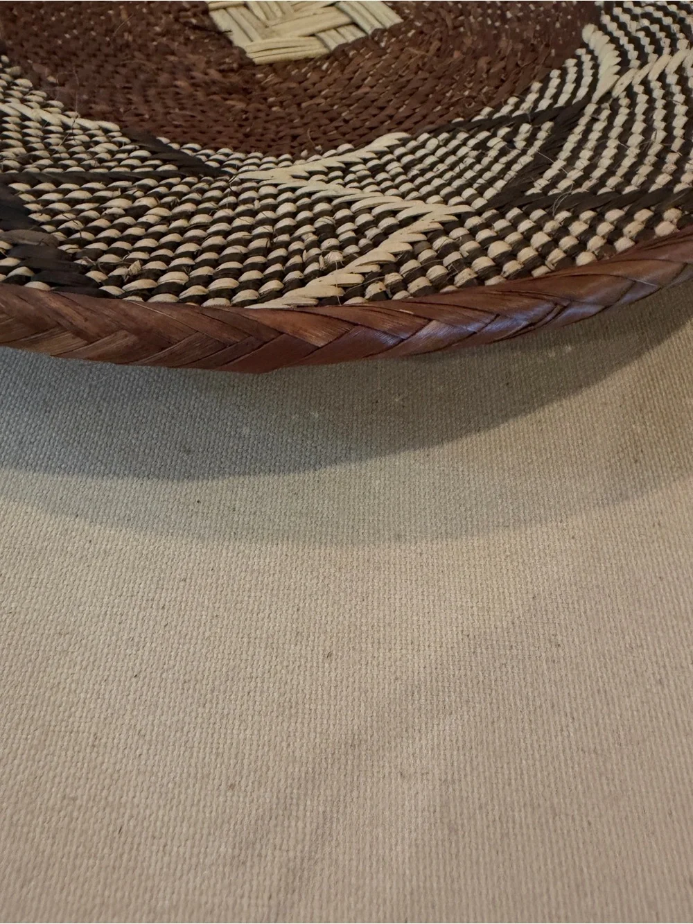NEW Africa Woven Basket. Made by the Binga people of Zambia/Zimbabwe